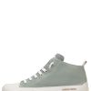 Online Knochelsneakers Aus Wildleder Und Leder, Grun Mittelgrose S