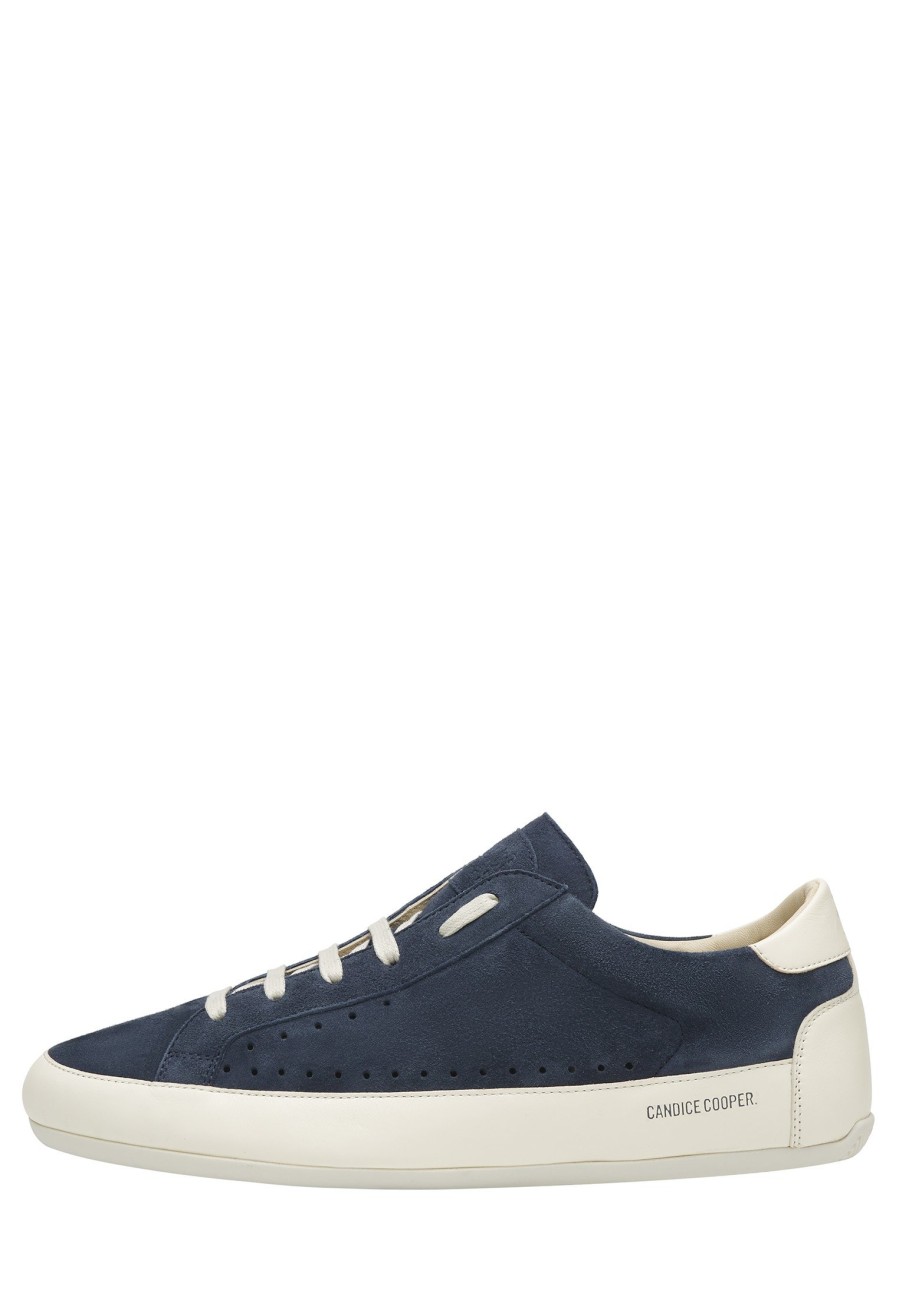 Best Danny Leder- Und Wildleder-Sneaker Marineblau-Creme