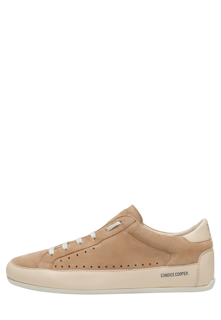 Hot Danny Leder- Und Wildleder-Sneaker Braun-Creme