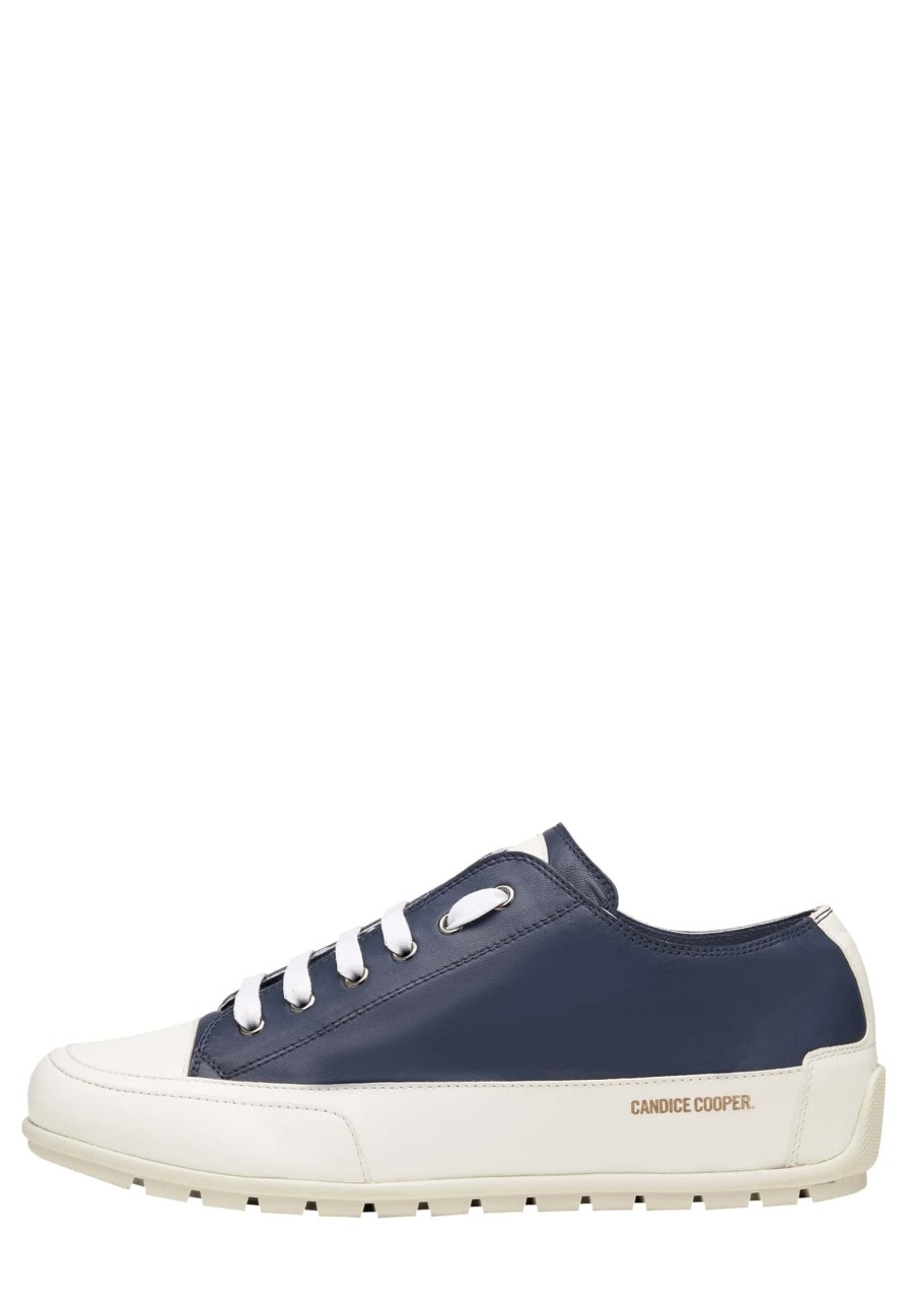 Hot Sanborn S Turnschuhe Aus Poliertem Leder Blau