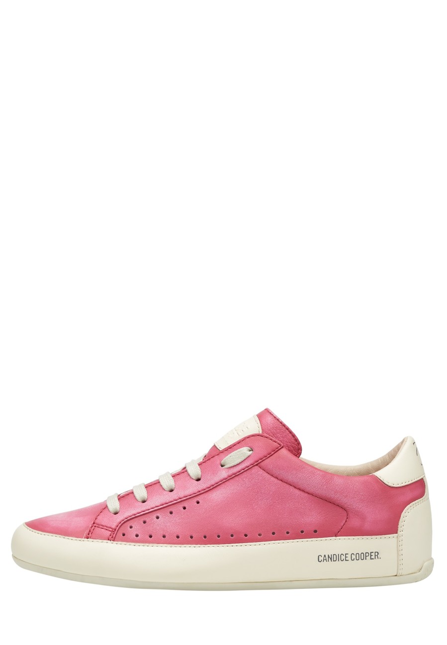 Hot Dafne Ledersneaker Fuchsia