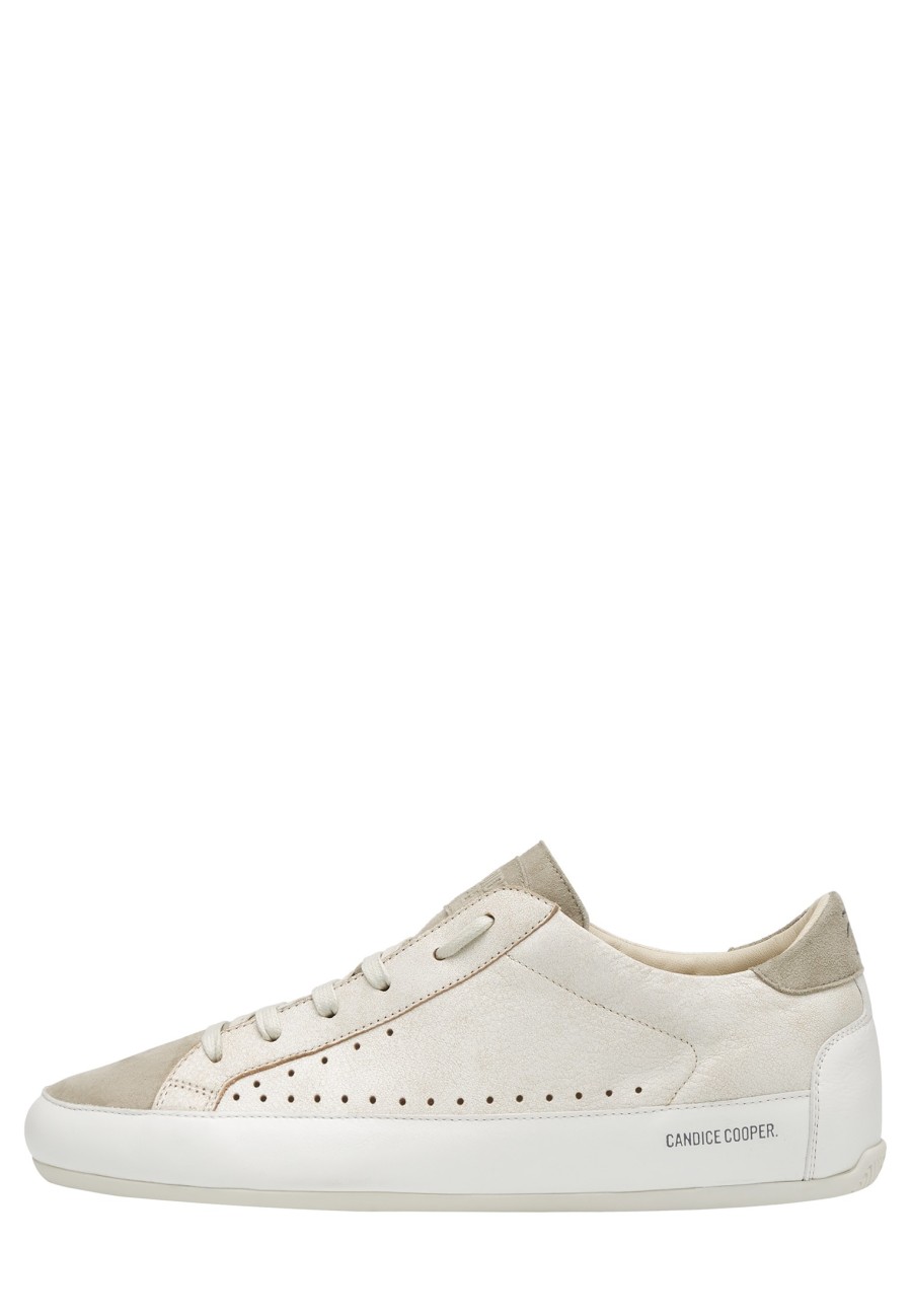 Wholesale Danny Leder- Und Wildleder-Sneaker Beige-Grau