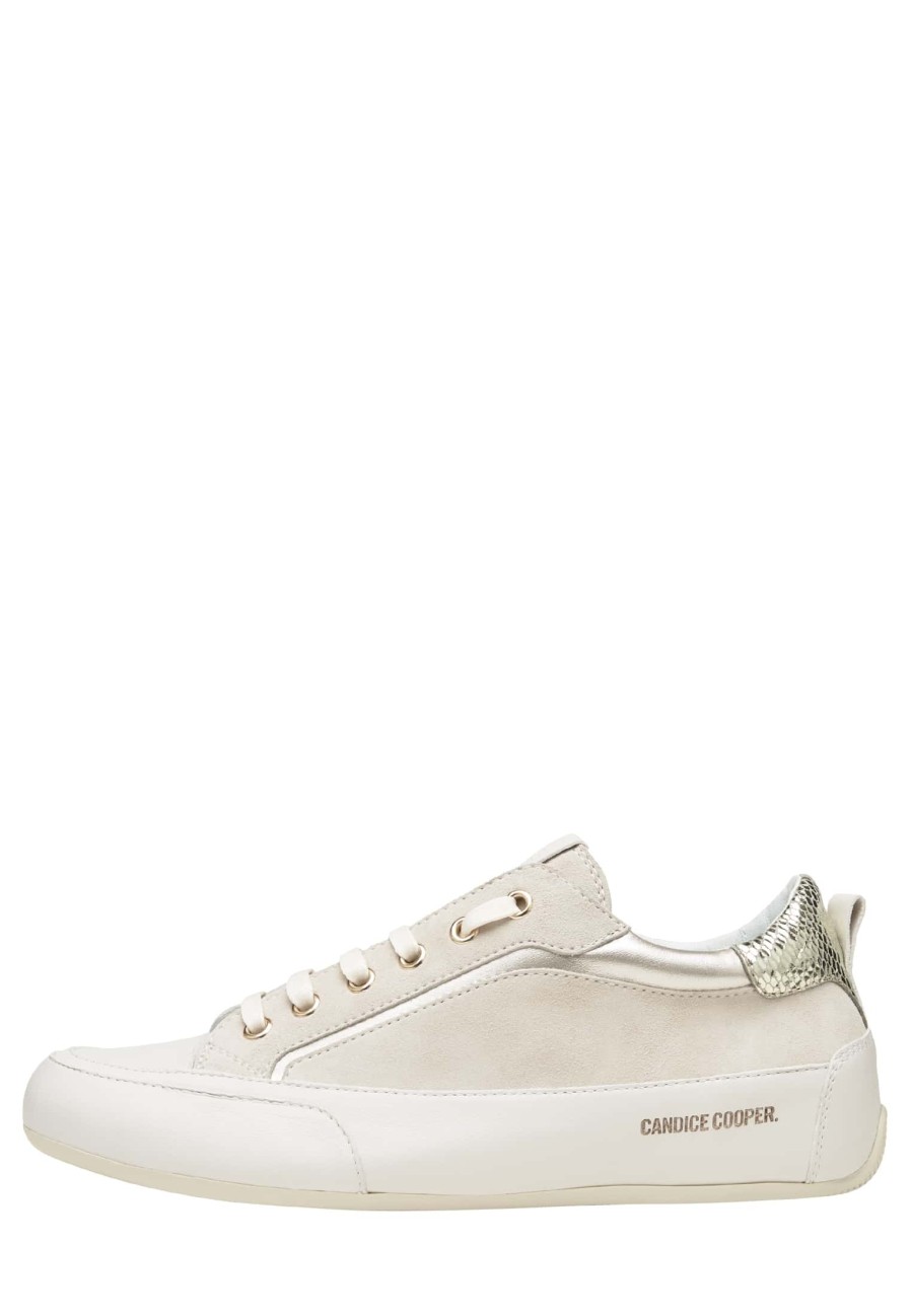 Hot Kendo Leder- Und Wildleder-Sneaker Beige