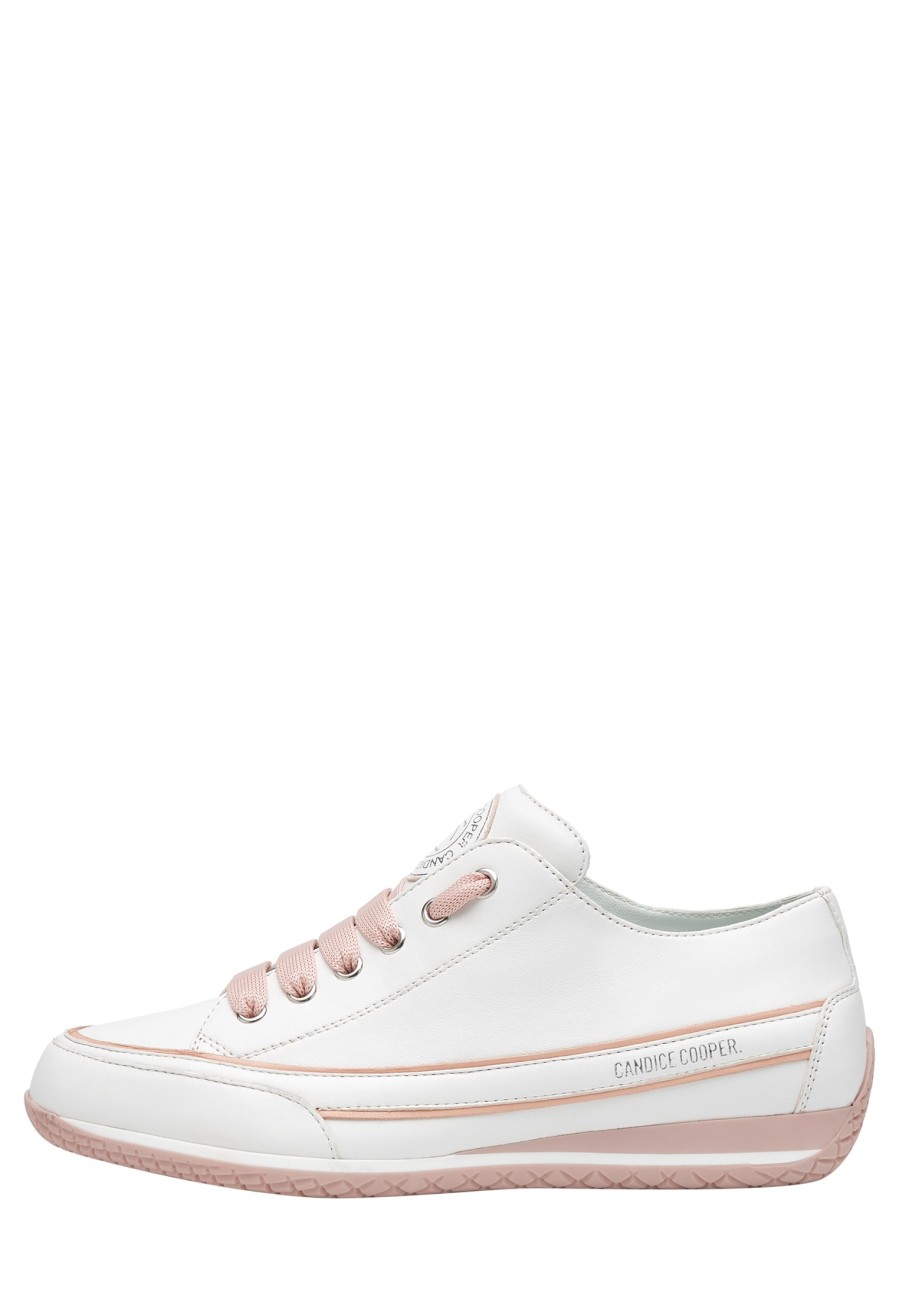 Online Janis Strip Chic S Ledersneaker Weis-Puderrosa