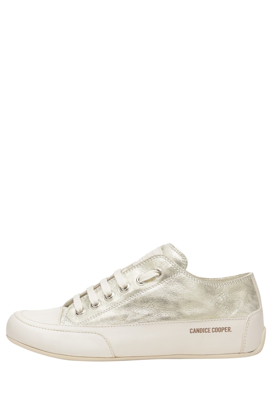 Hot Sneakers Aus Leder Mit Fade-Effekt Gold -Rock S