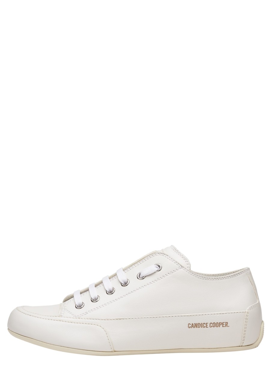 Hot Ledersneaker Weis -Rock S