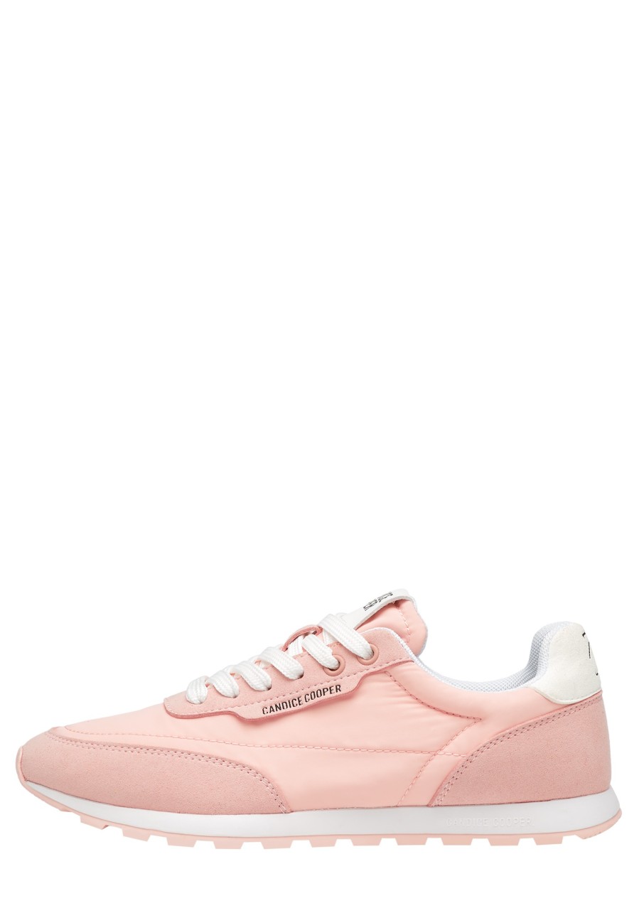 Clearance Feder. - Sneakers Aus Wildleder Und Technischem Stoff Rosa