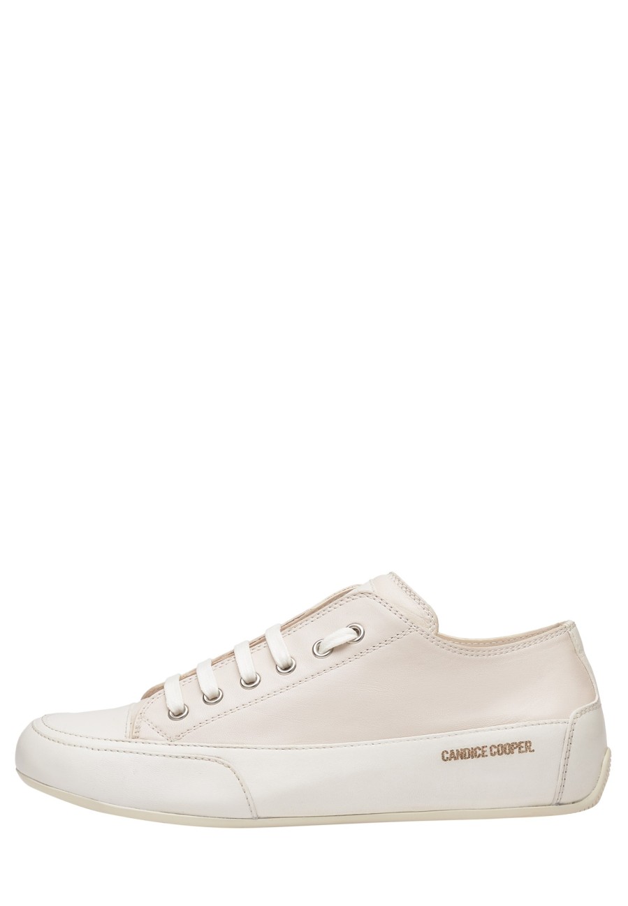 Clearance Sneakers Aus Poliertem Leder Beige -Rock S