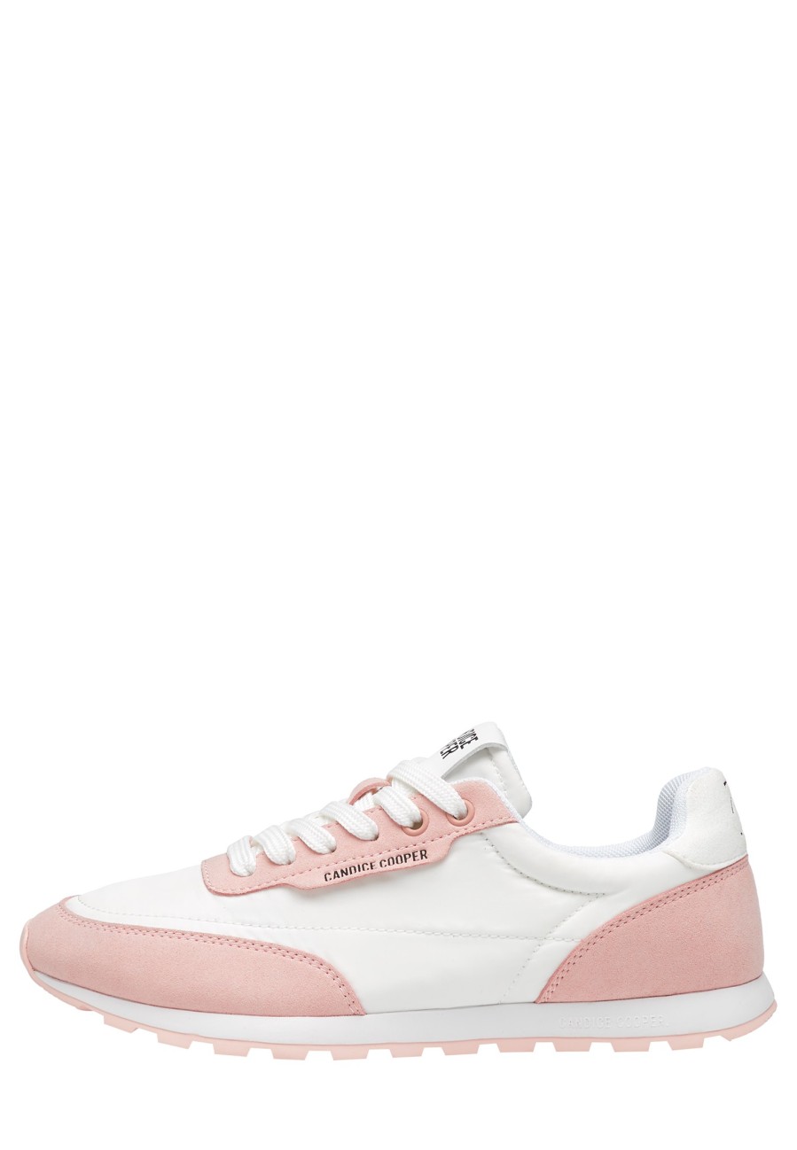 Online Feder. - Sneakers Aus Wildleder Und Technischem Stoff Weis-Rosa